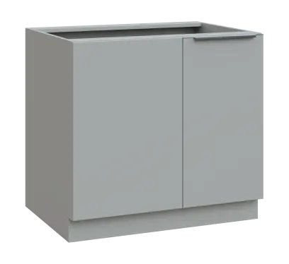 SISR - 9 spodní skříňka, rohová, 1-dveřová, pravá, 870x900x600, šedá